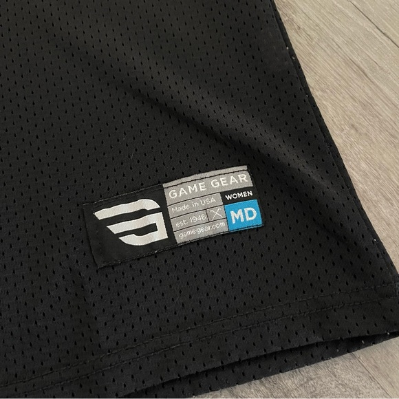 Game Gear Jack Daniels Whiskey V neck Old No 7 Mesh Black Jersey Adult Medium - Picture 2 of 3